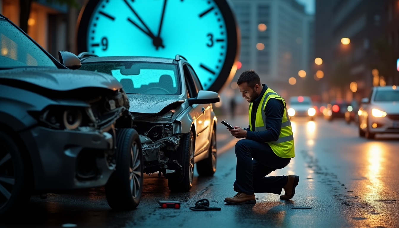 Wie lange zeit nach unfall mit dem gutachten